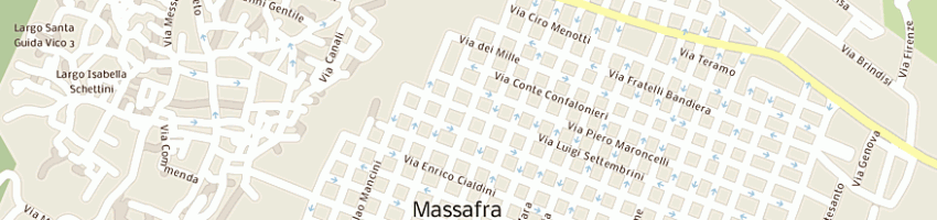 Mappa della impresa ricci maria scala a MASSAFRA