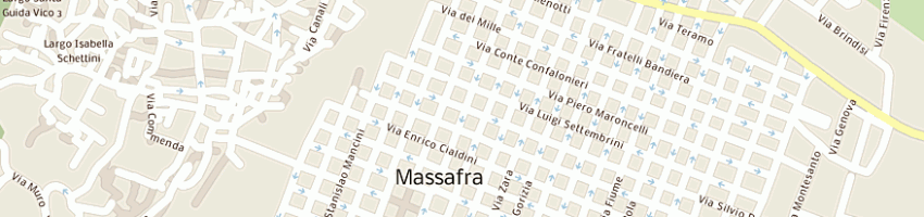 Mappa della impresa impiantistica meridionale di palmisano modesto e c snc a MASSAFRA
