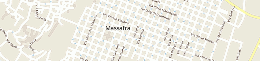Mappa della impresa mazzarano michele a MASSAFRA