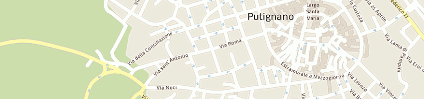 Mappa della impresa scuola elementare i circolo gminzele comune di putignano a PUTIGNANO