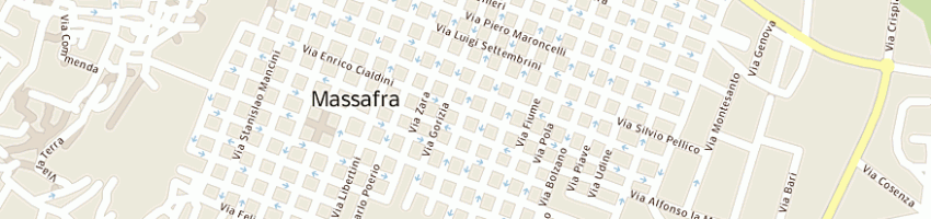 Mappa della impresa barletta e spina e c assicurazioni snc di barletta giuseppe e spina m a MASSAFRA