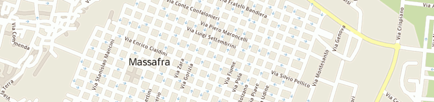 Mappa della impresa gabetti opim di girardi c a MASSAFRA