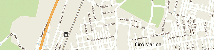 Mappa della impresa teodoro saverio  a CIRO MARINA