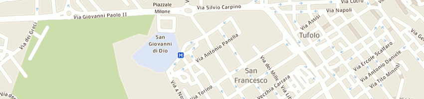Mappa della impresa gentile giuseppe a CROTONE
