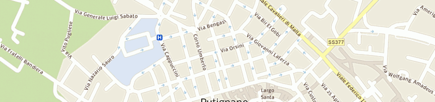 Mappa della impresa daprile giovanni a PUTIGNANO
