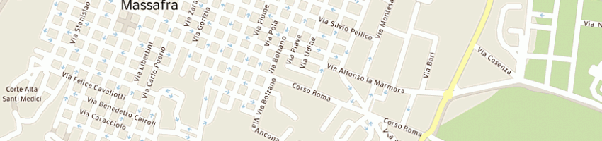 Mappa della impresa new esthetique snc di palmitesta ms e lapenna lmr a MASSAFRA