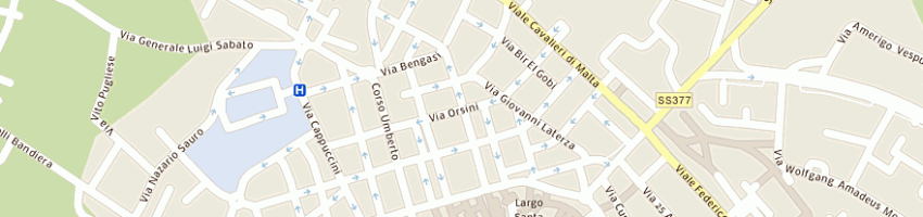 Mappa della impresa mafrat srl a PUTIGNANO