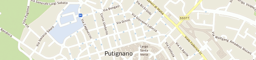 Mappa della impresa estetica generale carmen rene' a PUTIGNANO