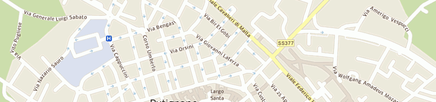 Mappa della impresa dragone giuseppe e flli snc a PUTIGNANO