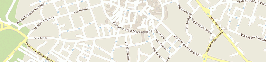 Mappa della impresa sportelli claudia a PUTIGNANO