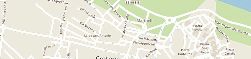 Mappa della impresa elettronica greco snc a CROTONE