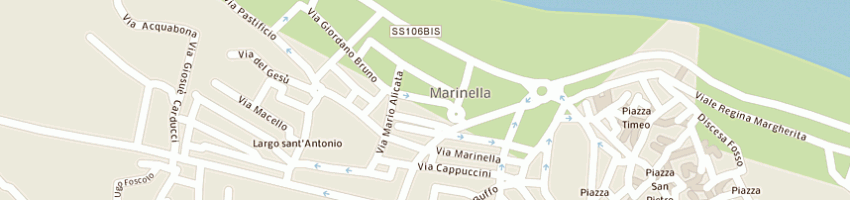 Mappa della impresa idralsan (srl)  a CROTONE