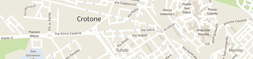 Mappa della impresa hotel ristorante park jonio  a CUTRO