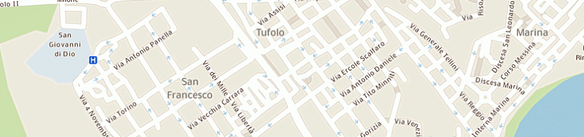 Mappa della impresa and camicie e dintorni di mellino caterina a CROTONE