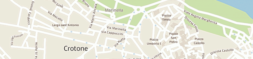 Mappa della impresa mano vincenzo  a CROTONE
