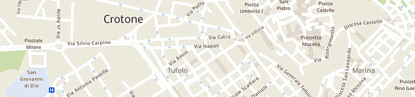 Mappa della impresa cancellieri francesco a CROTONE
