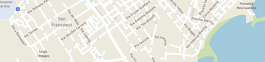 Mappa della impresa p e r company srl  a CROTONE
