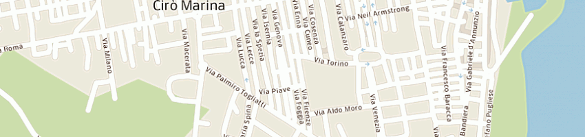 Mappa della impresa mummolo leonardo a CIRO MARINA