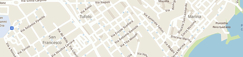 Mappa della impresa arcuri francesco a CROTONE