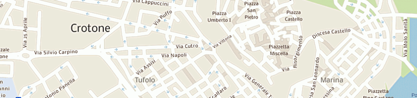Mappa della impresa laratta rosario a CROTONE