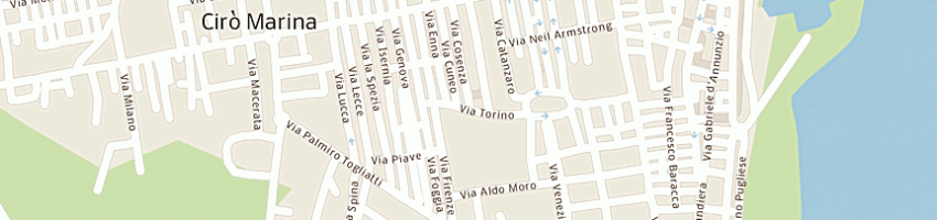 Mappa della impresa associazione onlus restituire l'infanzia a CIRO MARINA
