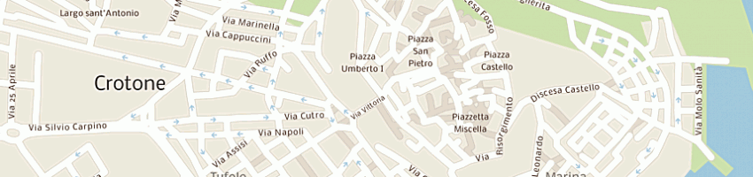 Mappa della impresa flli russo snc  a CROTONE