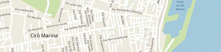 Mappa della impresa blues group srl a CROTONE