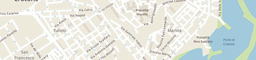 Mappa della impresa mazza mario giulio a CROTONE