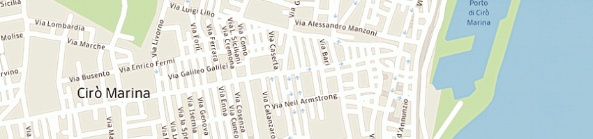 Mappa della impresa bruno vincenzo a CIRO MARINA