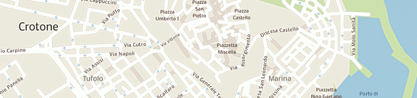 Mappa della impresa morrone francesco a CROTONE