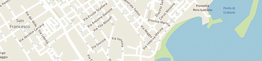 Mappa della impresa longo francesco a CROTONE