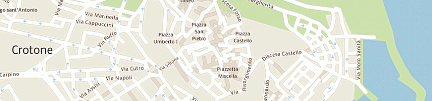 Mappa della impresa di lascio  a CROTONE