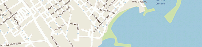 Mappa della impresa ristorante sparviero due  a CROTONE