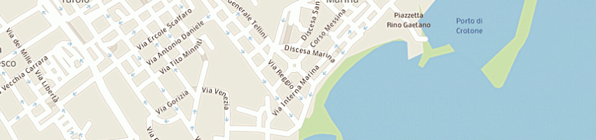 Mappa della impresa alecce e c snc  a CROTONE