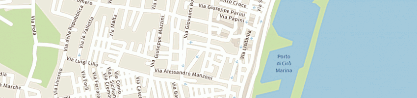 Mappa della impresa zangari giovanni a CIRO MARINA