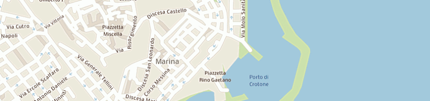 Mappa della impresa riserva naturale marina capo rizzuto  a CROTONE