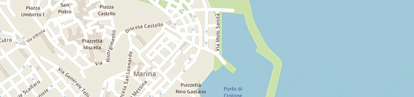 Mappa della impresa lega navale italiana  a CROTONE
