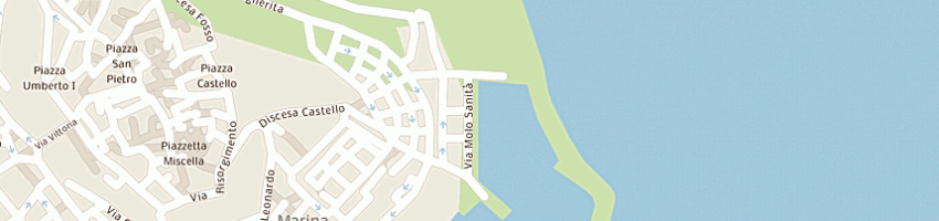 Mappa della impresa blue ship srl a CROTONE