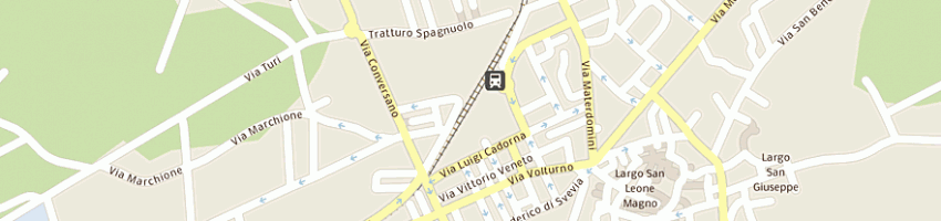 Mappa della impresa magazzini gentile di nicola e mario srl a CASTELLANA GROTTE