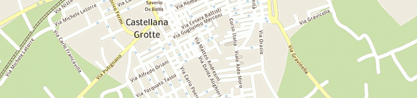 Mappa della impresa campanella antonio a CASTELLANA GROTTE