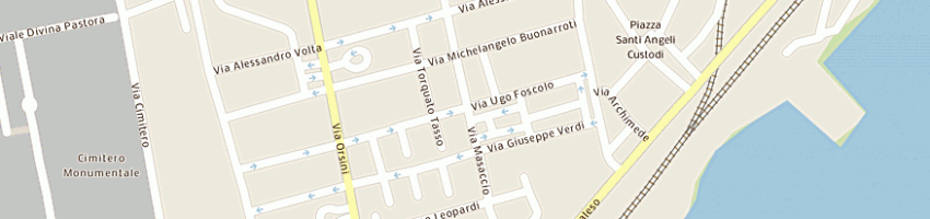 Mappa della impresa luzzi antonio di giulia luzzi e c sas a TARANTO