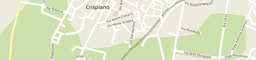 Mappa della impresa fanelli giuseppe a CRISPIANO