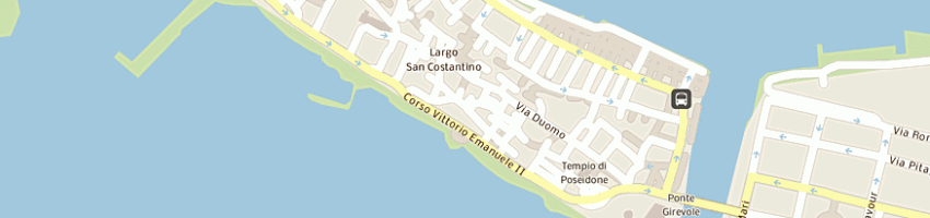 Mappa della impresa coop fra pescatori della piccola pesca angelo priore soc coop a TARANTO