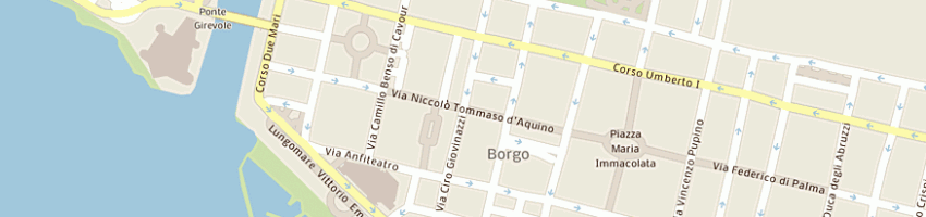 Mappa della impresa poste italiane - filiale di taranto a TARANTO
