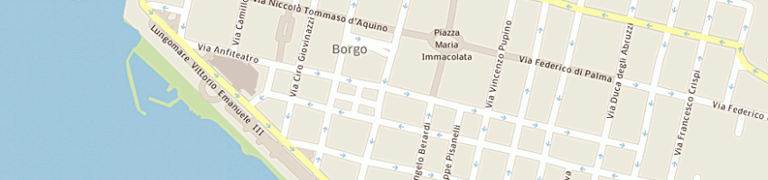 Mappa della impresa feni gioielli sas a TARANTO