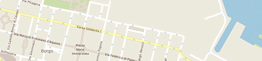 Mappa della impresa dibi costruzioni srl a TARANTO