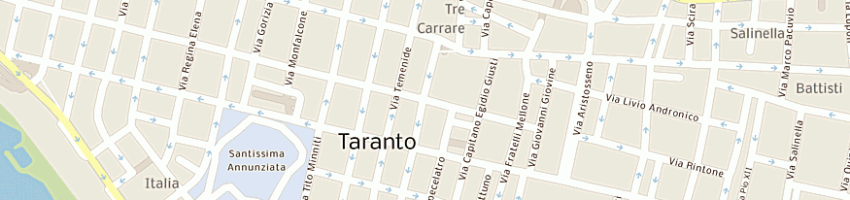 Mappa della impresa marturano antonio a TARANTO