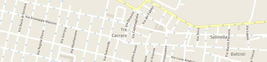 Mappa della impresa petrosillo cesare a TARANTO