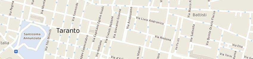 Mappa della impresa societa' deda a TARANTO