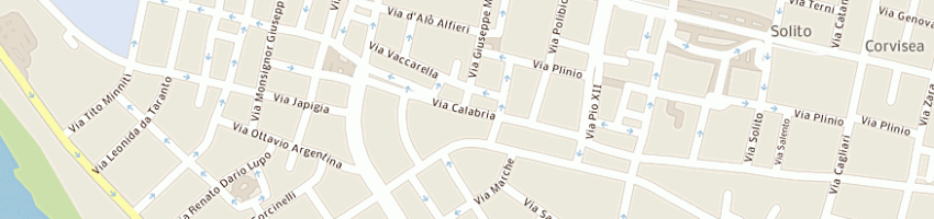 Mappa della impresa ori snc - di celebrano - laghezza e c a TARANTO